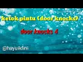 Download Lagu Sound effect door knocks : ketok pintu,  orang masuk bebas copyright
