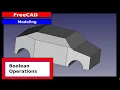 FreeCAD Boolean Operations in Part Design