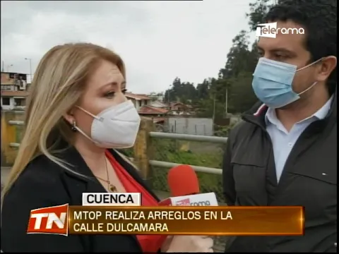 MTOP realiza arreglos en la calle Dulcamara