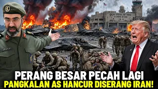 AS SERANG PULAU LARAK, MARKAS PELUNCUR RUDAL IRAN! Serangan Balasan IRGC Hancurkan Pangkalan AS