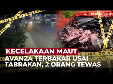 Kecelakaan Maut di Ponorogo, Dua Pemuda Tewas dan Avanza Ringsek Lalu Terbakar