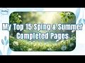 My Top 15 Spring Summer Coloring Pages Completed Pages Adult Coloring