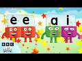 Letter Teams - AI and EE Phonics for Kids Learn to Read alphablocks