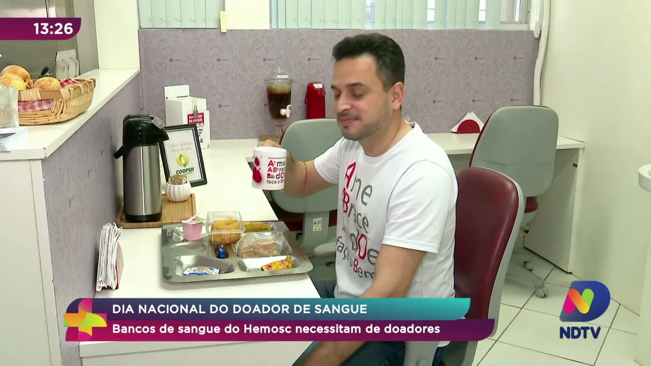 Bancos de sangue do Hemosc necessitam de doadores; saiba como se tornar um
