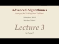 Advanced Algorithms - Lecture 03