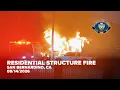 Residential Structure Fire - San Bernardino