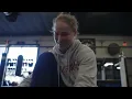 Ronda tapes her feet and talks about the good ol Strikeforce days