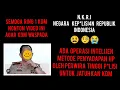 Download Lagu SMG VIDEO INI DITONTON RING 1 KDM. ADA OPERASI INTELEJEN JNDRL P*LISI METODE PENYADAPAN JATUHKAN KDM