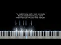 Innocence and Sadness - Dermott Kennedy (Original Key Karaoke) -Piano Instrumental, Lyrics, Tutorial