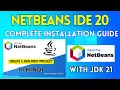 How to Install NetBeans IDE 20 on Windows 10 2023 Create Run Java Program Complete Java Guide