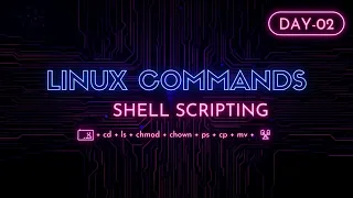 Day 2 Linux Commands for Shell Scripting in Hindi Crash Course Step by Step