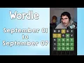 Wordle September 01 - September 07