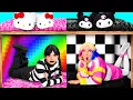 Lagu Secret Rooms Under The Bed with Wednesday Addams | Funny Decoration Ideas by BaRaFun Challenge