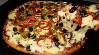 اسهل طريقة لعمل بيتزا احترافية مثل الجاهزة فطورنا 