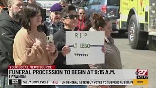 Lt William Lebo Funeral Procession to begin from Lebanon