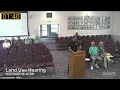Land Use Hearing