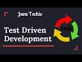 TDD - Test Driven Development Red Green Refactor Example Java Techie