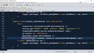JTable product Java Swing part 4