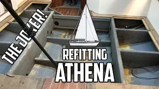 Sail Life – Dang it! Structural members & demolishing the head – DIY boat restoration