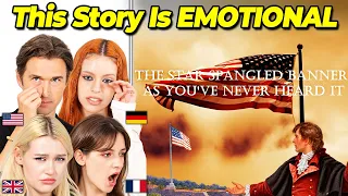 Europeans React to The Star Spangled Banner As You've Never Heard It! *EMOTIONAL*