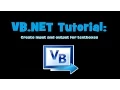 VB NET Tutorial Create a Text Box with input and output Visual Basic 2010 Express