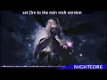 Lagu Nightcore Set fire to the rain Rock Version