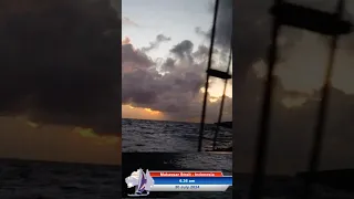 Sunrise Sailing To Borneo