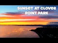 Sunset at Clover Point Dallas Road - Victoria BC 4K