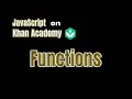 JavaScript Functions on Khan Academy