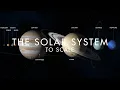The Solar System to scale