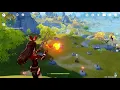 9 Fire Torch Puzzle only the triangle - Cuijue Slope and Luhua pools