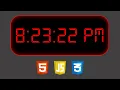 Digital Clock using HTML CSS and JavaScript