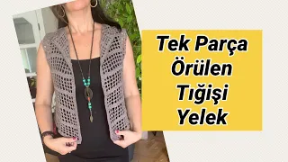 Dikişsiz Tığişi Yelek