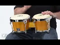 Lagu 6.5 \u0026 7.5 inch Bongo Set - Natural Finish | Granite Percussion
