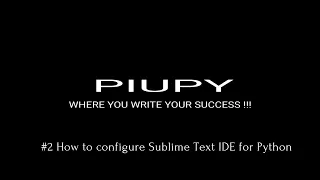 How to configure Sublime Text IDE for Python