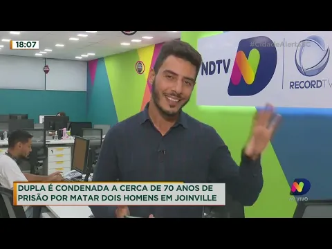 Dois homens são condenados a 70 anos de prisão por homicídio em Joinville
