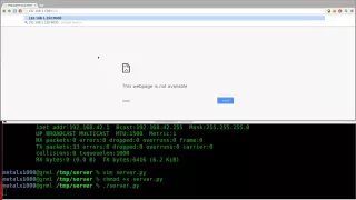 Setup a Webserver with Python Linux Tutorials clip29