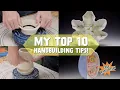 My 10 Best Hand Building Tips - INCLUDES FREE TEMPLATES