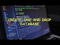 CREATE USE AND DROP DATABASE MICROSOFT SQL SERVER