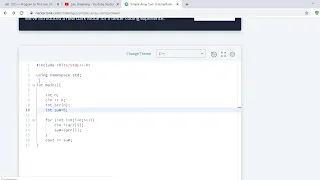 hackerrank simple array sum c simple array sum hackerrank c