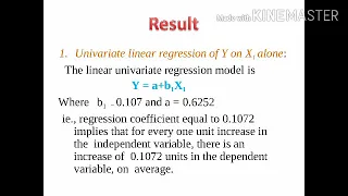 Multivariate Analysis Multiple linear regression and logistic regression And ANCOVA