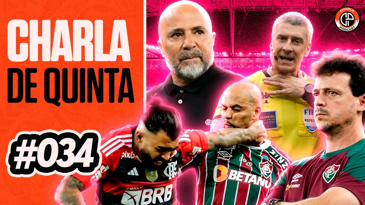 FLAMENGO ANULA FLUMINENSE e DINIZ CRITICA ARBITRAGEM! #034