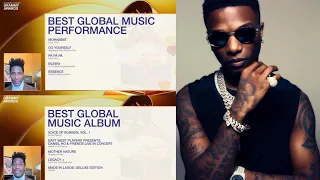 wizkid bags two grammy nominations for the 2022 grammy awards
