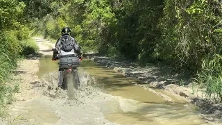 Daniel KTM 390 Adv in Shiro Mud Pit