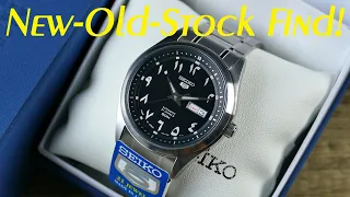 On the Wrist from off the Cuff Seiko 5 Sports - SNKP21J1 Arabic Dial 149 Jomashop Find