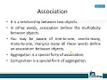 Association Object Oriented System Design Chapter 3