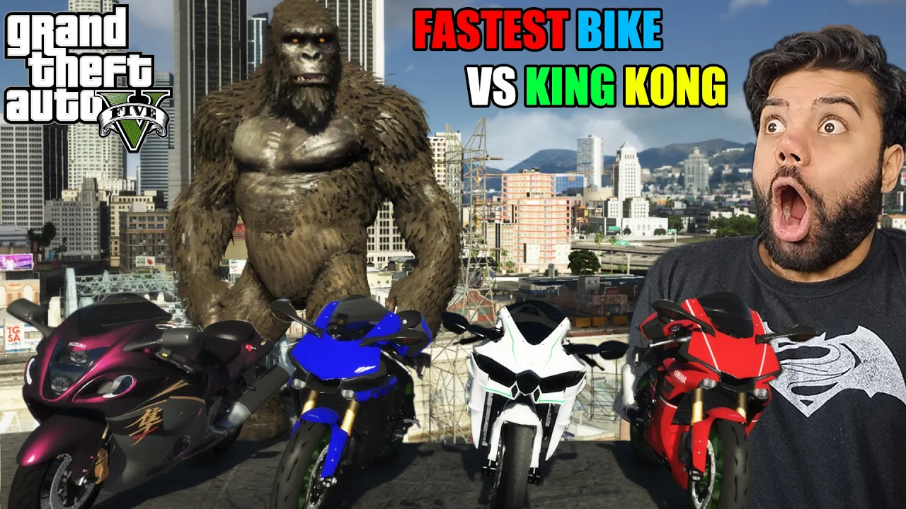 Escaping King Kong In The Fastest Yamaha R1 In The World | GTA 5 GAMEPLAY #31