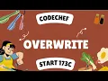 Codechef contest START173C - Overwrite wrong answer