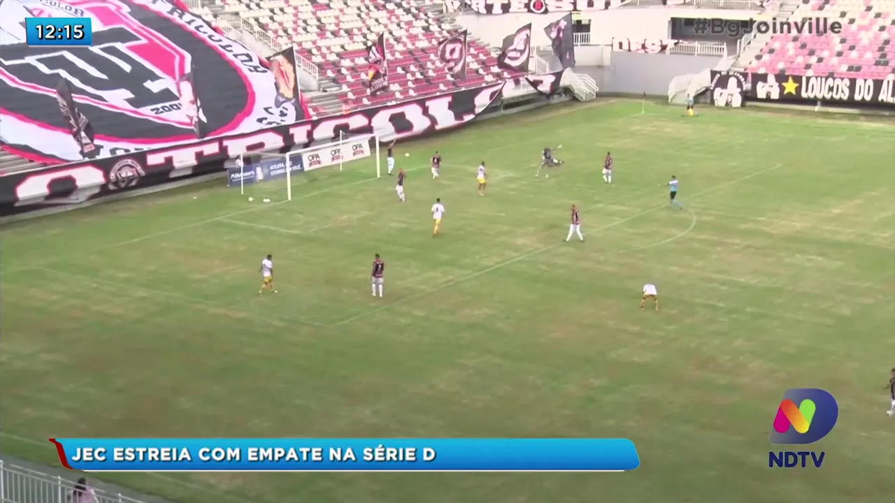 JEC estreia com empate na série D
