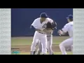 26-year-old Robin Ventura charges 46-year-old Nolan Ryan a breakdown